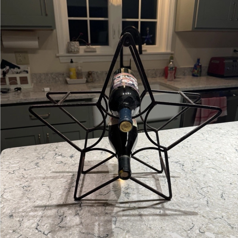 Star Shaped Wine Rack. Pottery Barn.